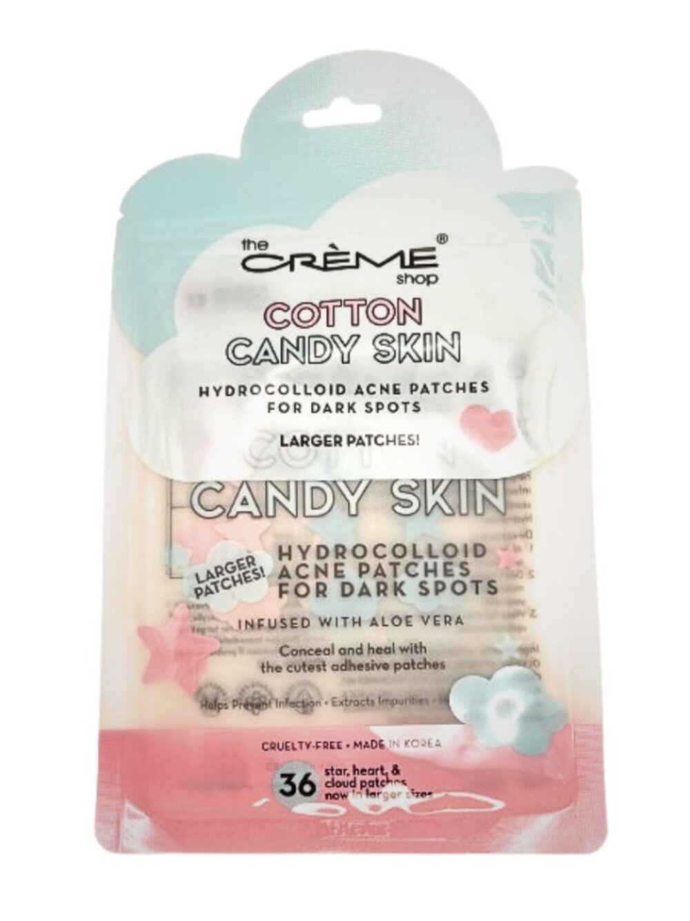 The Crème Shop Cotton Candy Skin Blemish Patches 36 Count